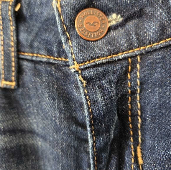 HOLLISTER Dark Was Bootcut Blue Jeans. Size 26/ 31 - Picture 4 of 14